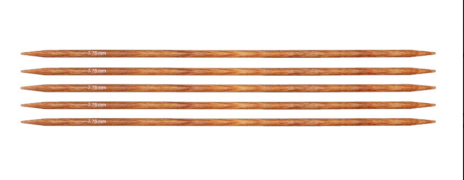 Чулочные деревянные спицы KnitPro Symfonie Dreamz, длина спицы 15 см