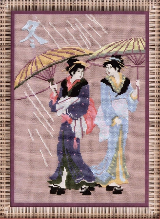 Набор для вышивания крестом «Японки» (606)