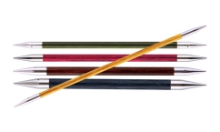 Чулочные деревянные спицы Royale Knit Pro, длина 15 см