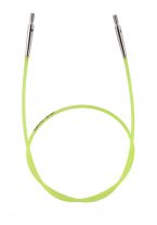 Неоновая зеленая леска для съемных спиц KnitPro, 60 см. Арт.10633