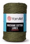 Macrame cotton lurex